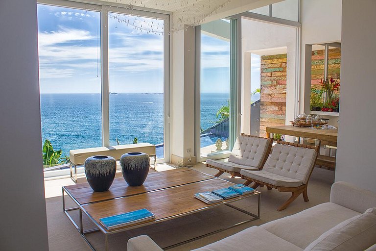 Villa de vacances avec vue sur la mer à Joá, Rio de Janeiro
