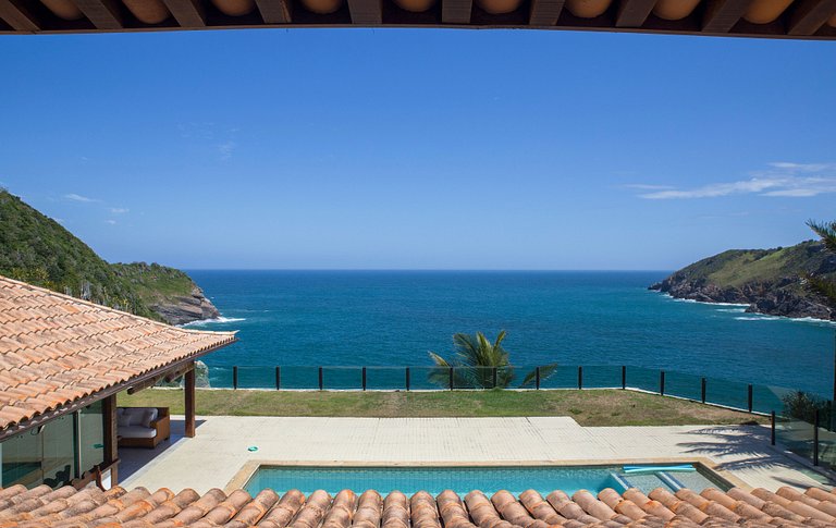 Luxus-Ferienhaus mit Meerblick in Búzios, Rio de Janeiro