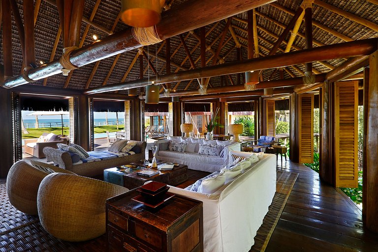 Ferienhaus direkt am Meer in Trancoso, Bahia