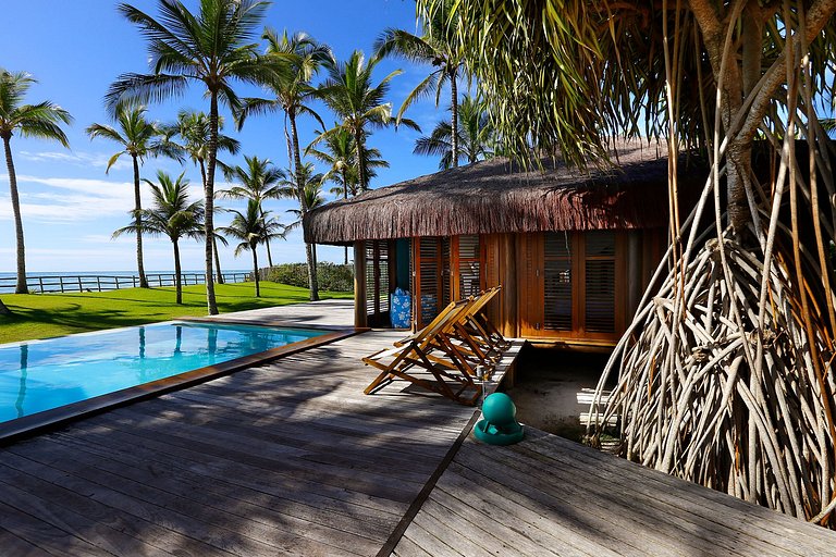 Maison de vacances front de mer à Trancoso, Bahia