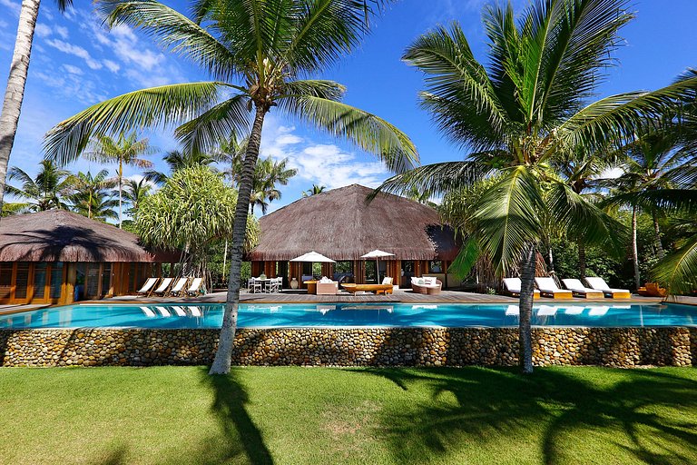 Ferienhaus direkt am Meer in Trancoso, Bahia