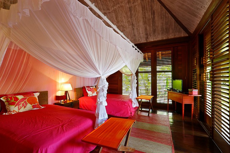 Ferienhaus direkt am Meer in Trancoso, Bahia
