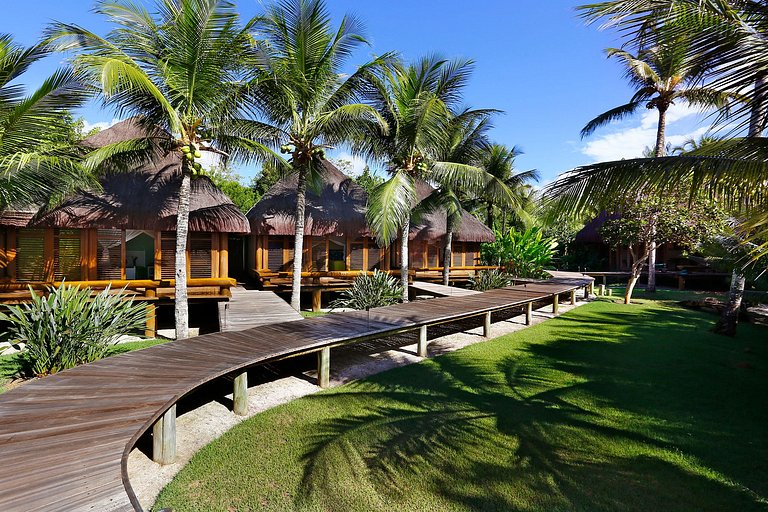 Ferienhaus direkt am Meer in Trancoso, Bahia