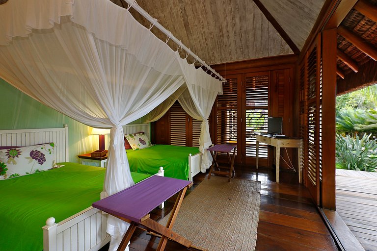 Ferienhaus direkt am Meer in Trancoso, Bahia