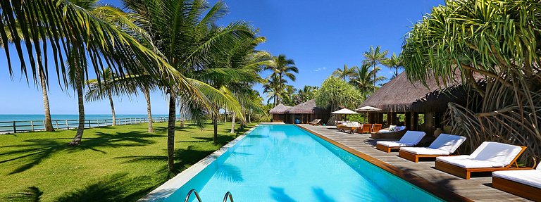 Ferienhaus direkt am Meer in Trancoso, Bahia