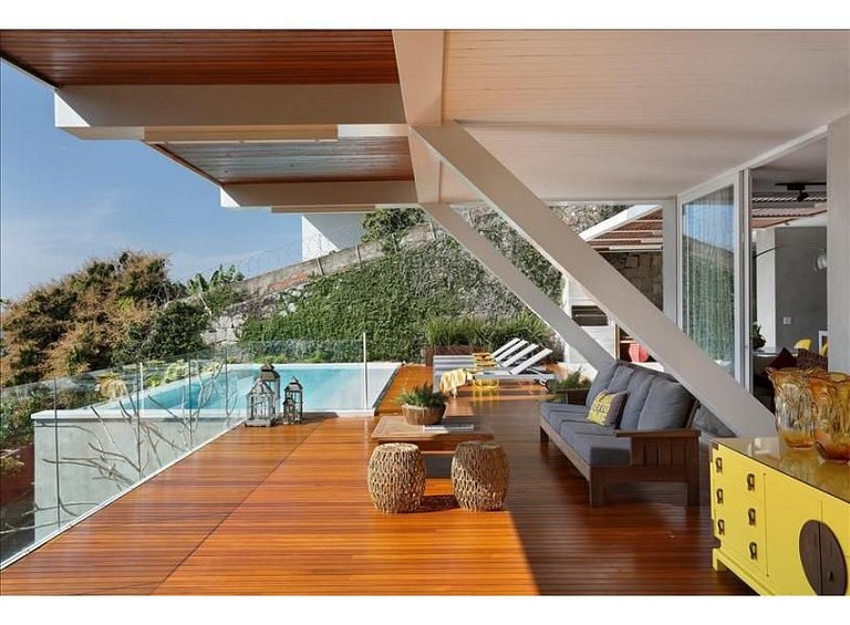 Villa per le vacanze vista mare a Joá, Rio de Janeiro.