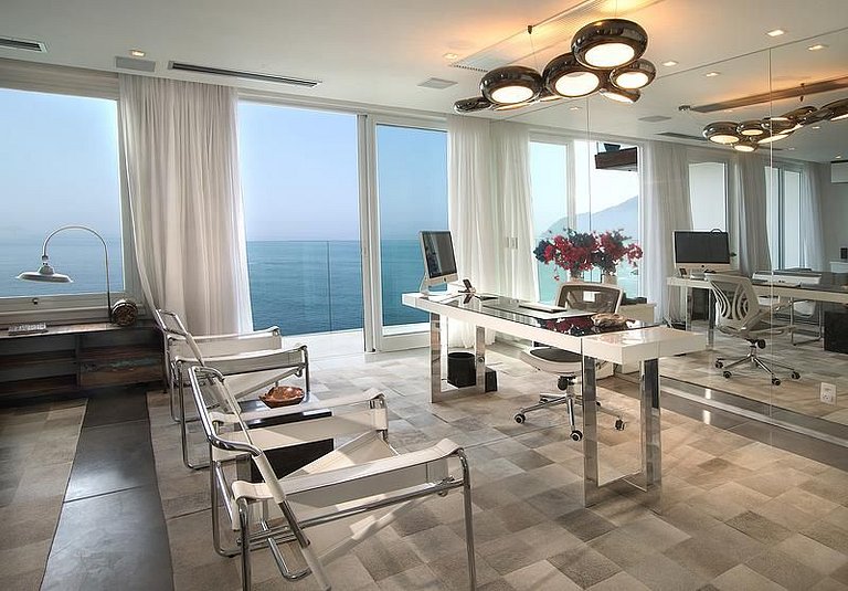 Villa de vacances avec vue sur la mer à Joá, Rio de Janeiro