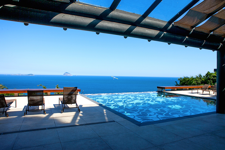 Ferienvilla mit Meerblick, São Conrado, Rio de Janeiro