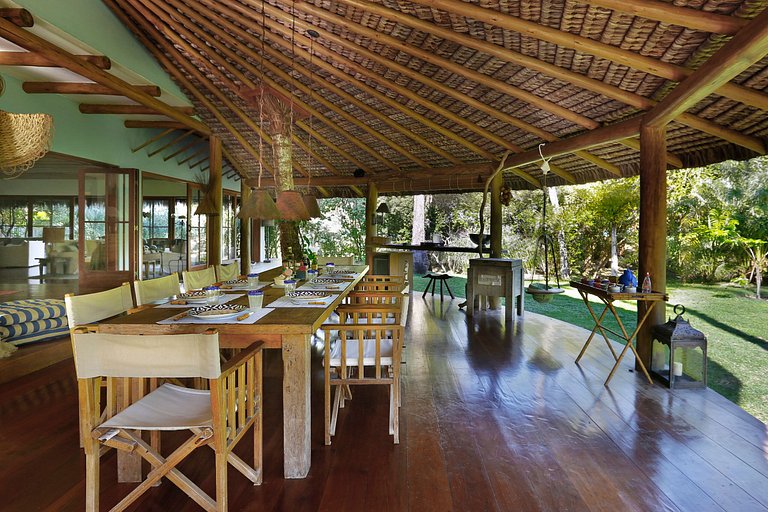 Casa vacanze di lusso sulla spiaggia a Trancoso, Bahia