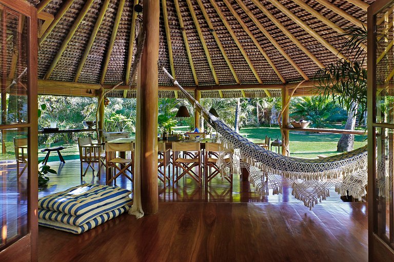 Luxus-Ferienhaus am Strand in Trancoso, Bahia