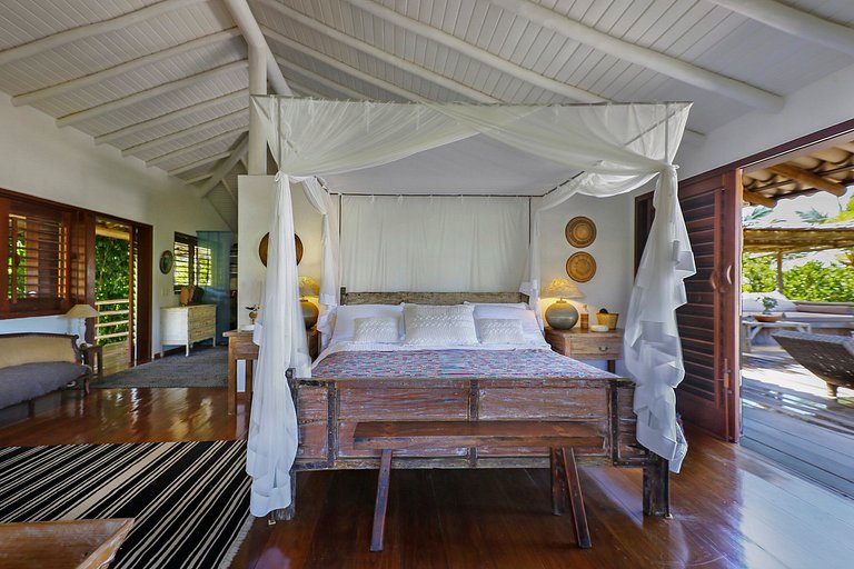 Casa vacanze di lusso sulla spiaggia a Trancoso, Bahia