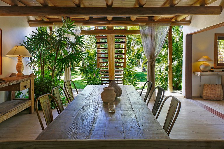 Luxus-Ferienhaus am Strand in Trancoso, Bahia