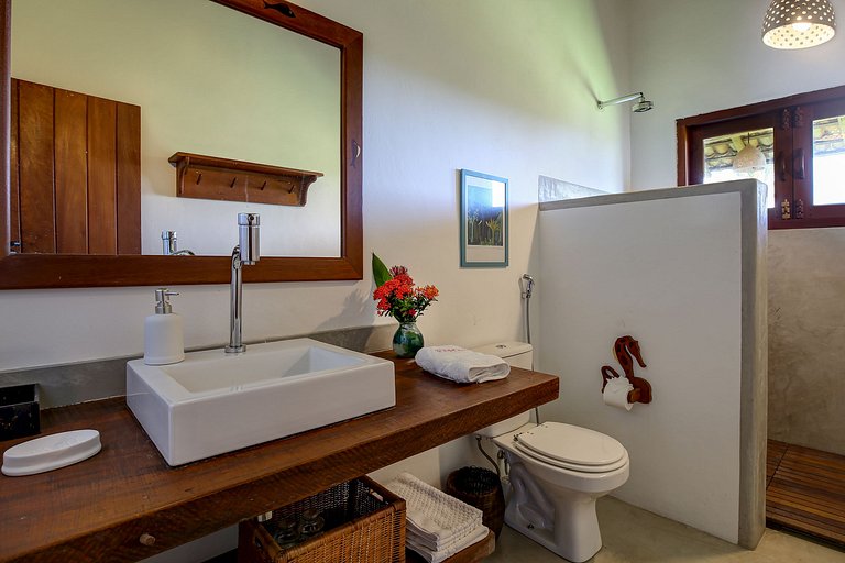 Ferienhaus mit Meerblick – Praia do Espelho, Bahia