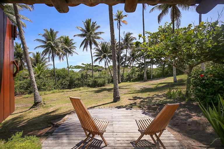 Ferienhausvermietung am Strand Praia do Espelho, Bahia