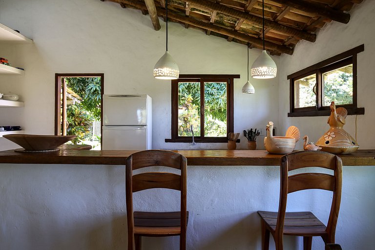 Luxus-Ferienhaus am Praia do Espelho, Bahia
