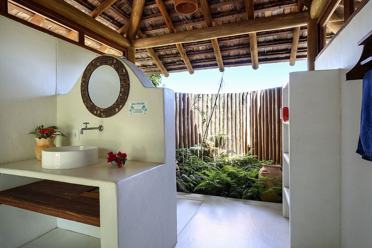 Ferienhaus mit Meerblick – Praia do Espelho, Bahia