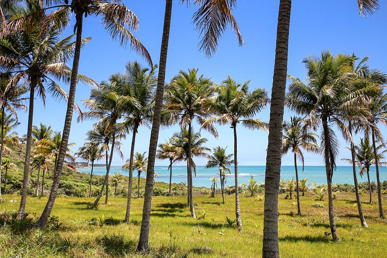 Ferienhaus mit Meerblick – Praia do Espelho, Bahia
