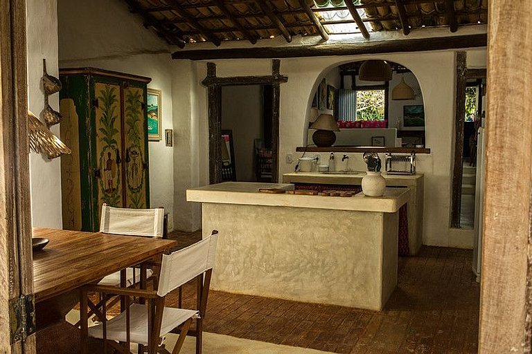 Ferienhaus zur Miete mit Meerblick am Quadrado in Trancoso
