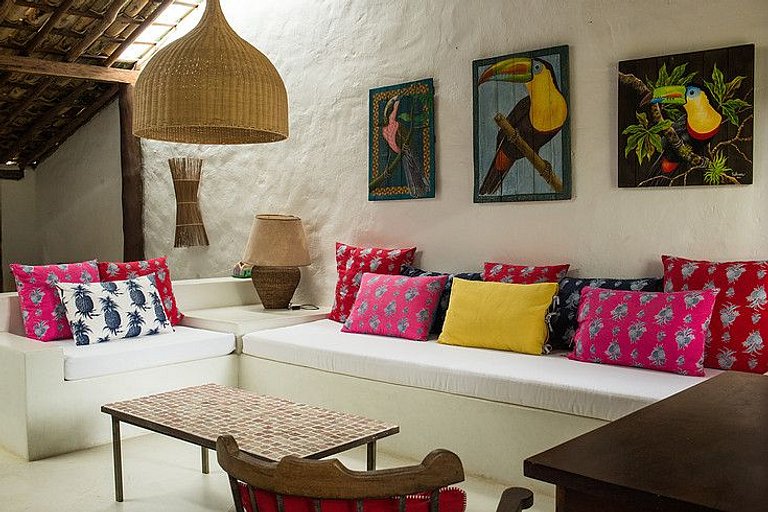 Ferienhaus zur Miete mit Meerblick am Quadrado in Trancoso