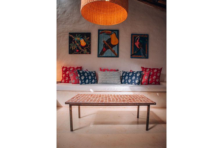 Ferienhaus zur Miete mit Meerblick am Quadrado in Trancoso