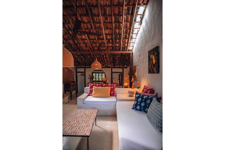 Ferienhaus zur Miete mit Meerblick am Quadrado in Trancoso
