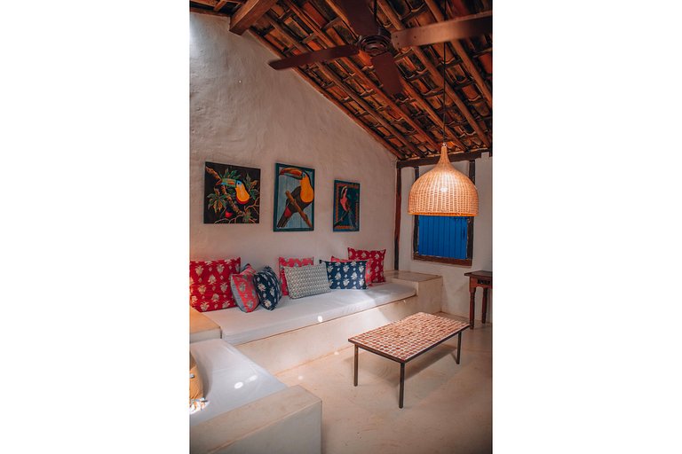 Ferienhaus zur Miete mit Meerblick am Quadrado in Trancoso
