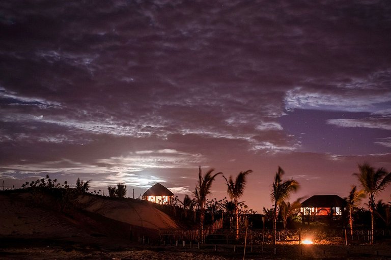 Ferienvermietung am Strand von Caraúbas in Camocim, Ceará