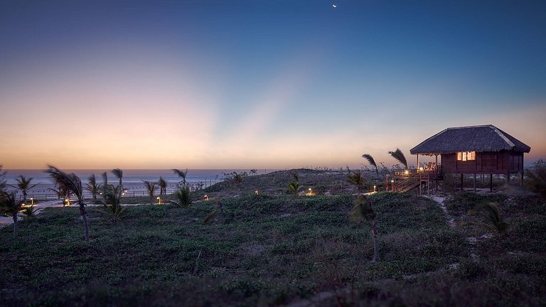Ferienvermietung am Strand von Caraúbas in Camocim, Ceará