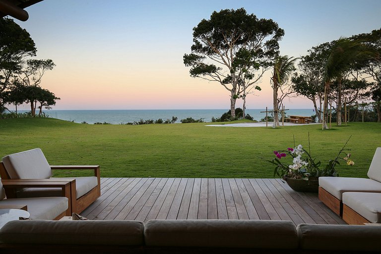 Luxus-Ferienhaus direkt am Meer in Trancoso, Bahia