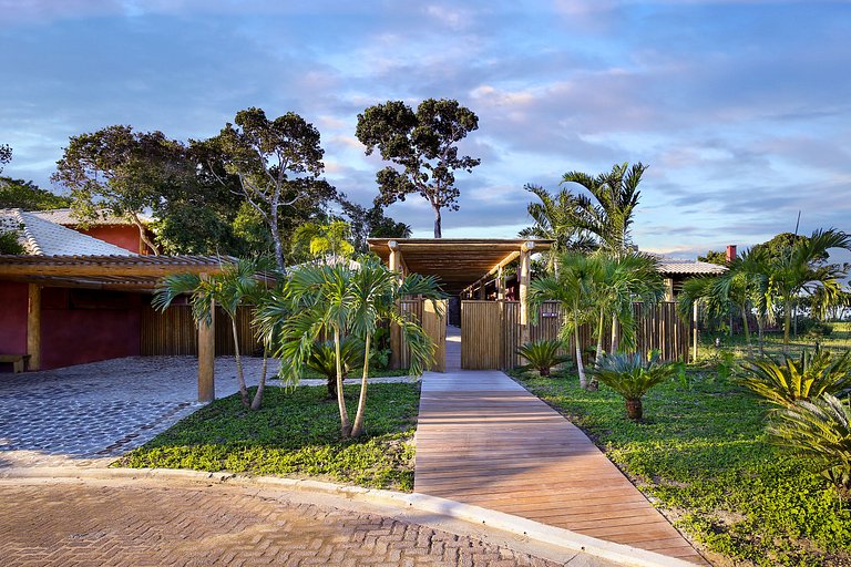 Luxus-Ferienhaus direkt am Meer in Trancoso, Bahia