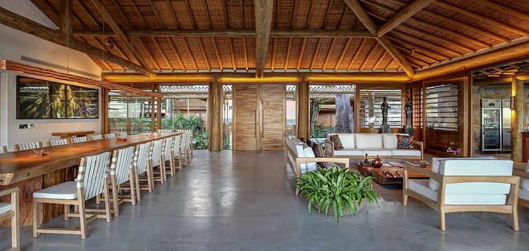 Luxus-Ferienhaus direkt am Meer in Trancoso, Bahia