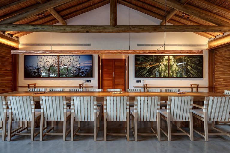 Maison de luxe saisonnière front de mer Trancoso Bahia