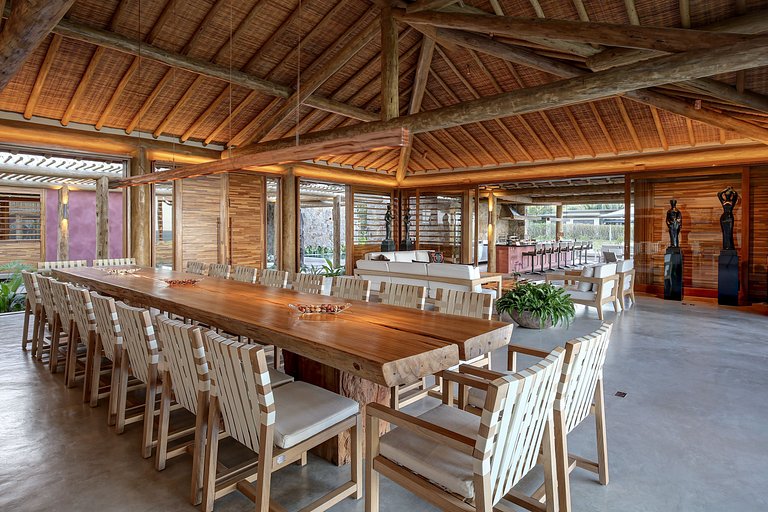 Luxus-Ferienhaus direkt am Meer in Trancoso, Bahia