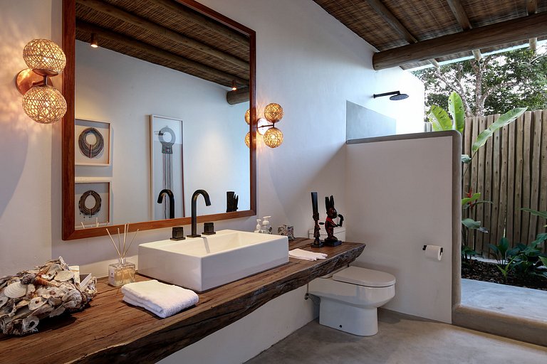 Luxus-Ferienhaus direkt am Meer in Trancoso, Bahia
