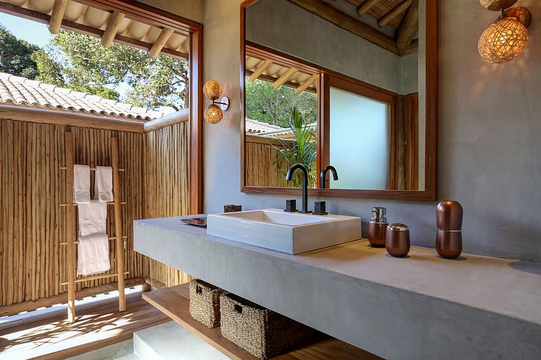 Luxus-Ferienhaus direkt am Meer in Trancoso, Bahia