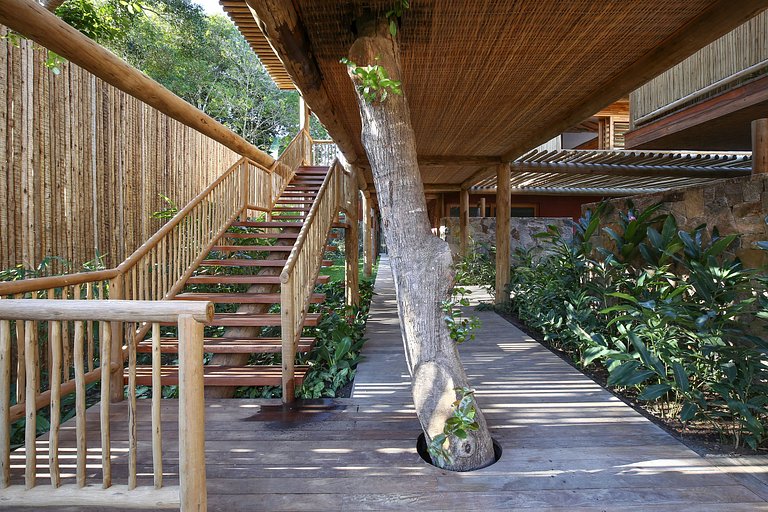 Luxus-Ferienhaus direkt am Meer in Trancoso, Bahia