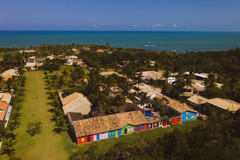 Aluguel luxo na praia da Barra de Caraíva Bahia