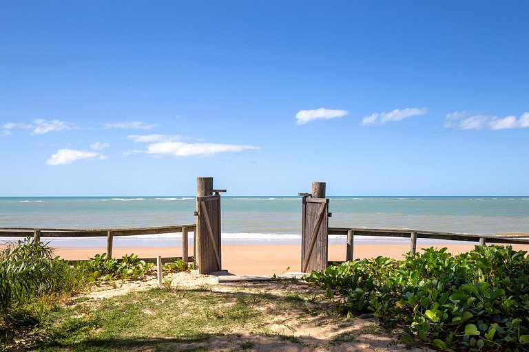 Luxus-Ferienvermietung am Strand in Trancoso, Bahia