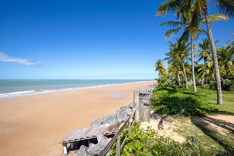 Luxus-Ferienvermietung am Strand in Trancoso, Bahia