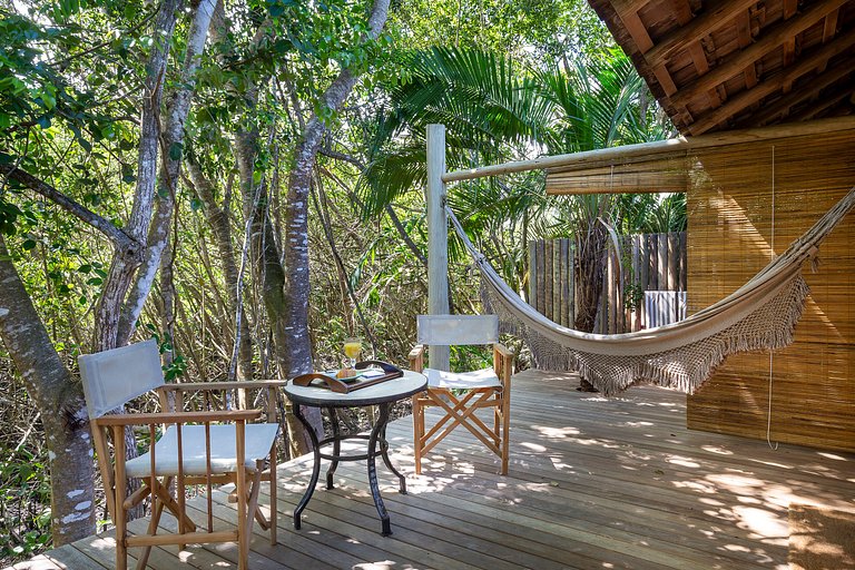 Luxus-Ferienvermietung am Strand in Trancoso, Bahia