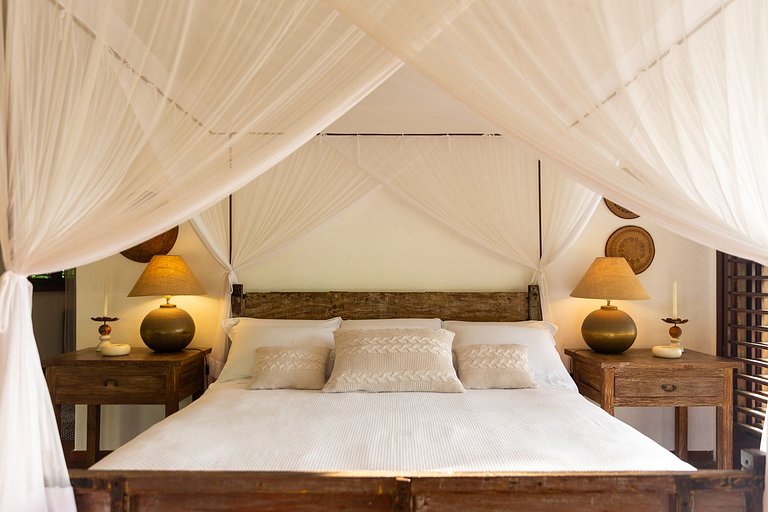 Luxus-Ferienhaus am Strand in Trancoso, Bahia