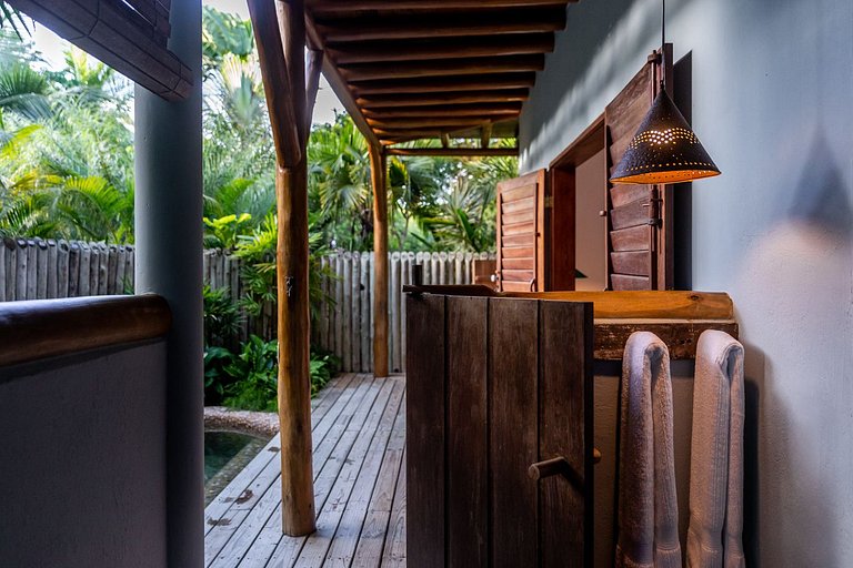 Luxus-Ferienhaus am Strand in Trancoso, Bahia