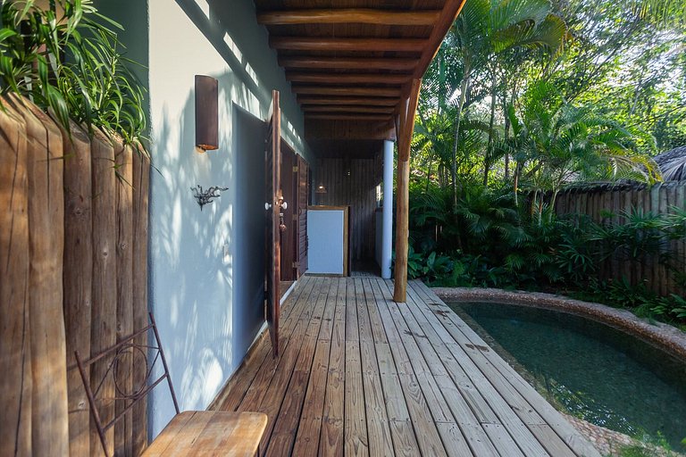 Luxus-Ferienhaus am Strand in Trancoso, Bahia