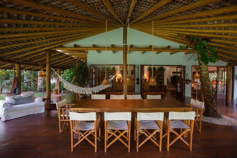 Luxus-Ferienhaus am Strand in Trancoso, Bahia