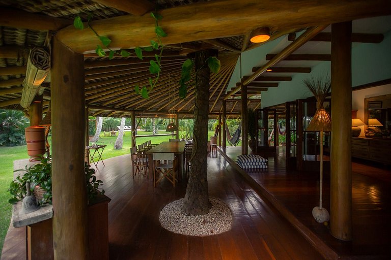 Casa vacanze di lusso sulla spiaggia a Trancoso, Bahia