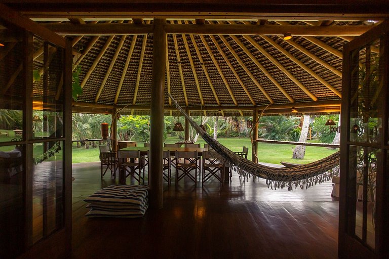 Luxus-Ferienhaus am Strand in Trancoso, Bahia