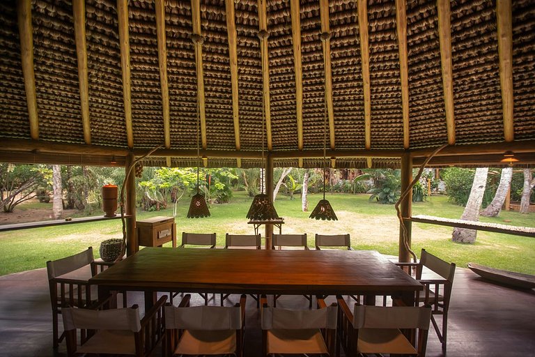 Luxus-Ferienhaus am Strand in Trancoso, Bahia