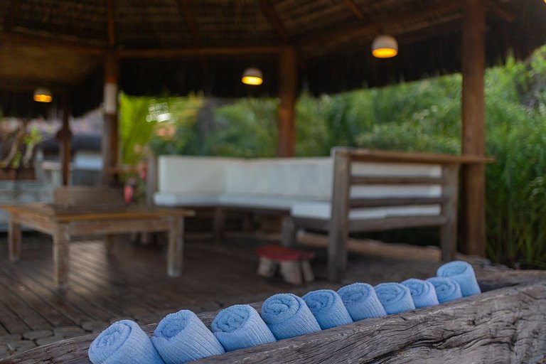 Luxus-Ferienhaus am Strand in Trancoso, Bahia