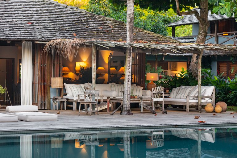 Location saisonnière de villa de luxe à Trancoso, Bahia
