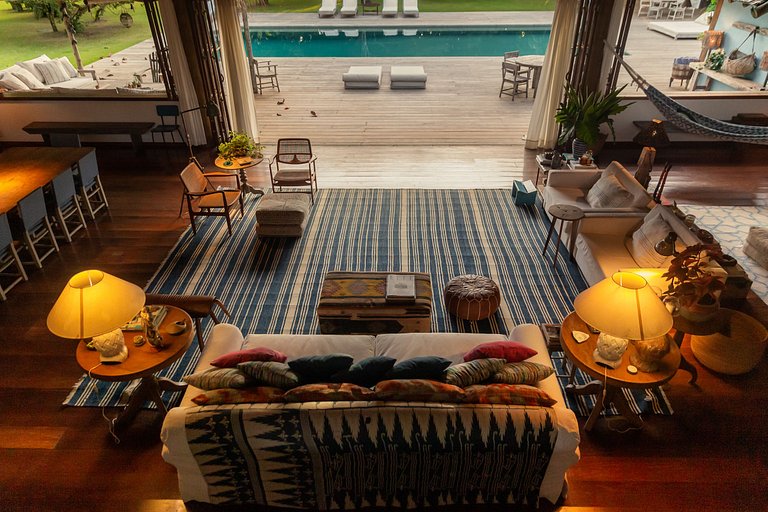 Location saisonnière de villa de luxe à Trancoso, Bahia